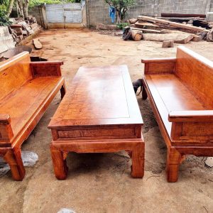 Bộ Bàn Ghế Trường Kỷ gỗ Hương Bông Việt Nam  HH-00001